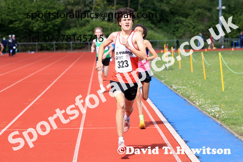 800 metres, 2026 North Eastern Track and Field Champs, Shildon, County Durham. Photo: David T. Hewitson/Sports for All Pics